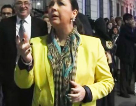 María Canet canta una Saeta por seguiriyas acabada en martinete al Gran Poder | 2015
