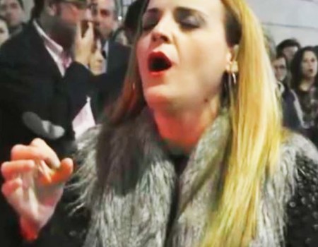 Rocío Zamora canta una Saeta por seguiriyas acabada en martinete al Gran Poder | 2015