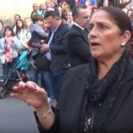 Antonia Lopez a Ntra Sra de los Dolores por carceleras