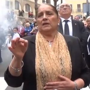 Antonia López a Ntra. Sra. de los Dolores, saeta por Carceleras. | 2019