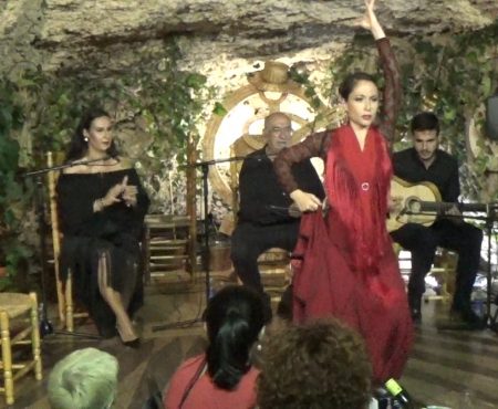 Taranto, al baile Virginia García, al cante Ana Mar, al toque Antonio Quero, palmas Niño de las Cuevas