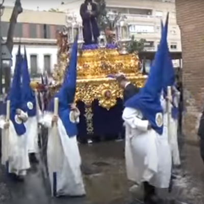 El Jesús cautivo de Medinaceli es sorprendido por la lluvia | 2022
